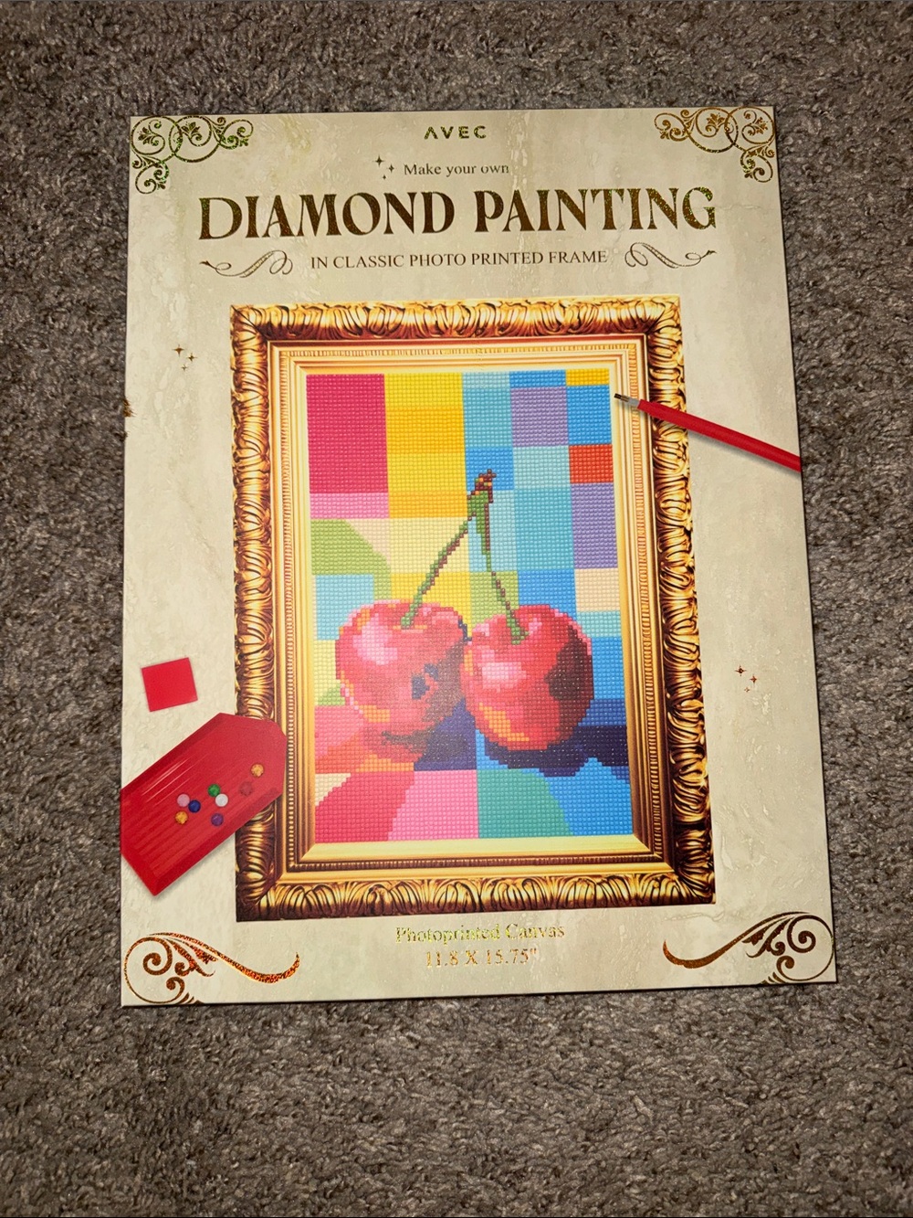 Red Cherries Diamond Painting Kit